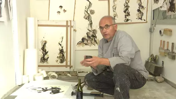 Arbois: Thierry Moyne, le peintre de la vigne