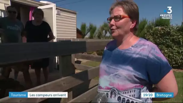 Presqu'île de Crozon : les vacanciers retrouvent le chemin des campings