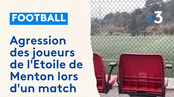 Agression des joueurs de l'Etoile de Menton sur le terrain lors d'un match