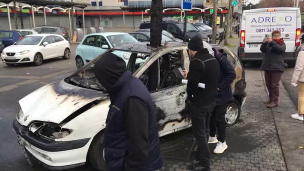 Royal de Luxe à Nantes : la voiture de Mémé Rodéo incendiée quartier Bellevue