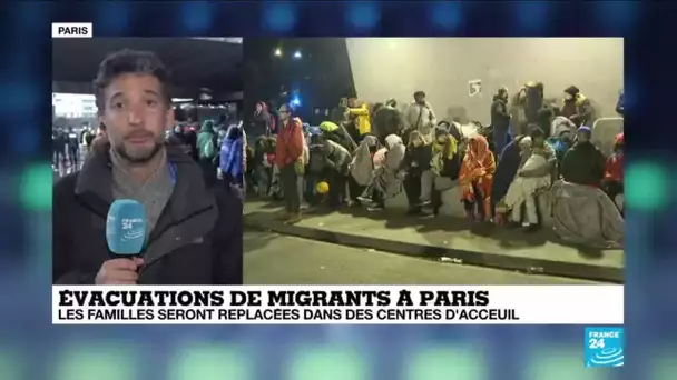 Évacuation de migrants à Paris : "Les associations craignent des réinstallations encore moins visibl