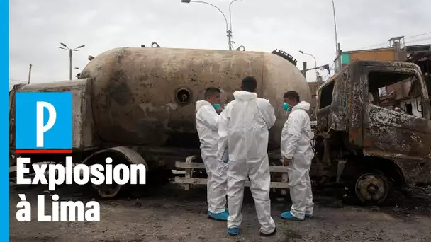 Un camion rempli de gaz de pétrole explose à Lima