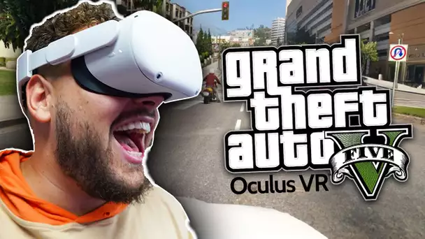 JE TEST GTA 5 VR ! (incroyable)