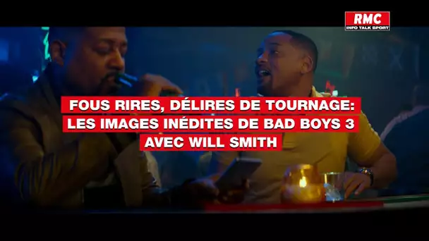Fous rires, délires de tournage: les images inédites de Bad boys 3 avec Will Smith