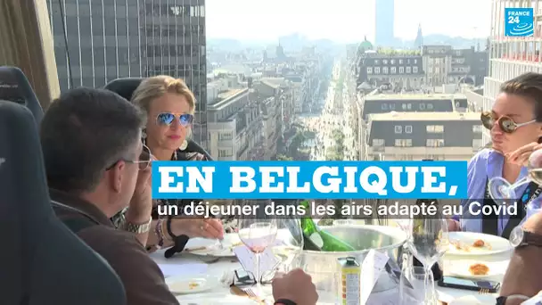 En Belgique, un déjeuner dans les airs adapté au Covid