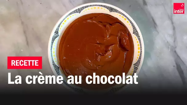 Crème au chocolat au tofu - Les #recettes de François-Régis Gaudry