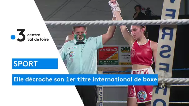 Victoire Piteau décroche son premier titre international de boxe