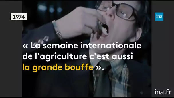 Les pique-assiettes du Salon de l’agriculture | Franceinfo INA