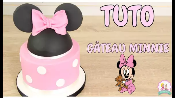 ♡• GATEAU D'ANNIVERSAIRE MINNIE PATE A SUCRE - DECORATION GATEAU CAKE DESIGN •♡