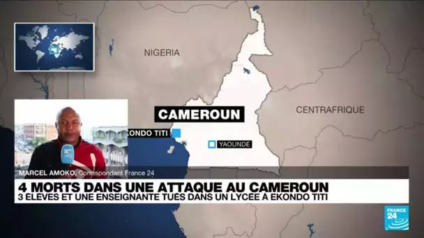 4 morts dans une attaque au Cameroun : trois élèves et une enseignante tués • FRANCE 24