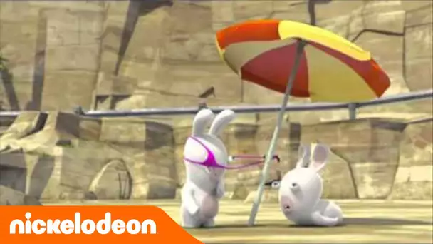 Les lapins crétins | Invasion | A la plage | Nickelodeon France