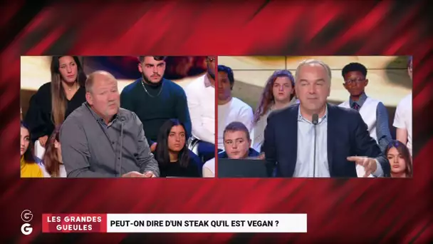 "Un couillon se lève un matin et dit qu’une lentille est un steak et tout le monde est d’accord ?!"