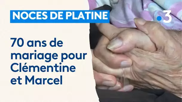 Noces de platine pour Clémentine et Marcel qui fêtent leurs 70 ans de mariage