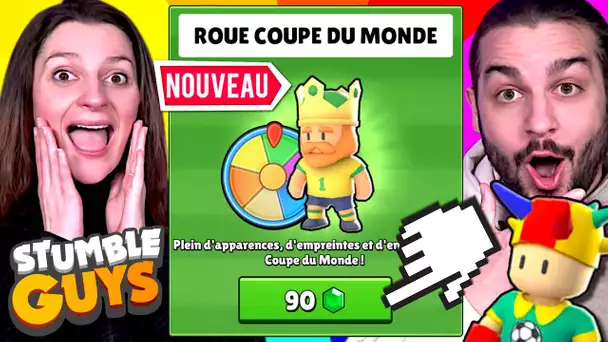 NOUVEAU SKIN GRATUIT ET NOUVELLE ROUE SPECIALE FOOT SUR STUMBLE GUYS !