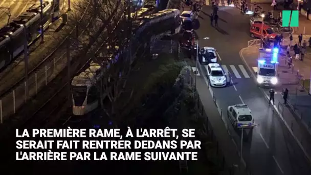 Les images des trams entrés en collision à Issy-les-Moulineaux