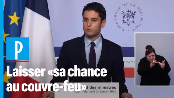 Covid-19 : «Il n’y aura pas d’évolution des restrictions nationales cette semaine », annonce Attal