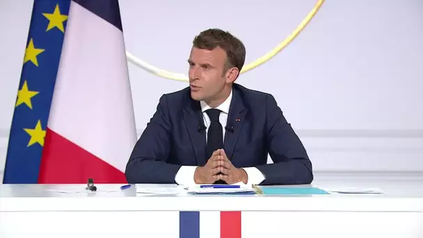 "Je ne veux pas exagérer la portée de cet acte": Macron réagit à la condamnation de Tarel