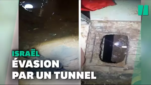 Évasion de prison par un tunnel de six palestiniens en Israël