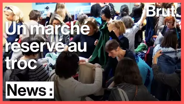 Un marché réservé au troc