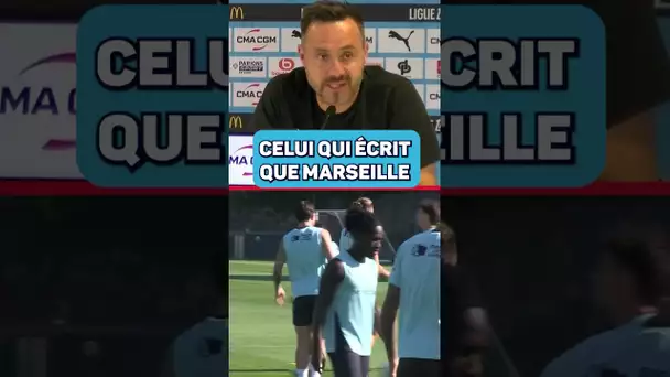 😲 Roberto De Zerbi tend la main à Adrien Rabiot ! #shorts