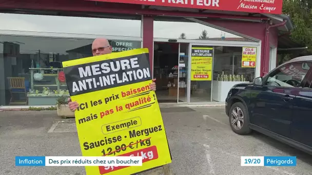 Inflation : des prix réduits chez un boucher de Périgueux