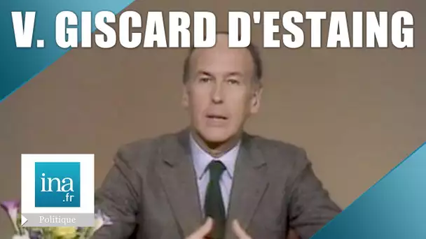 Valéry Giscard d'Estaing candidat à la Présidence de la République - Archive vidéo INA