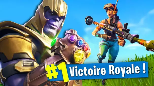 TOP 1 AVEC THANOS DANS FORTNITE !