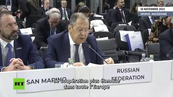 « Les perspectives de l'OSCE restent floues », estime Lavrov