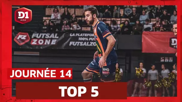 D1 Futsal, journée 14 : Top 5