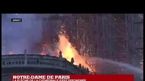 "Ce monument de notre histoire disparait sous nos yeux" : Incendie de Notre-Dame de Paris
