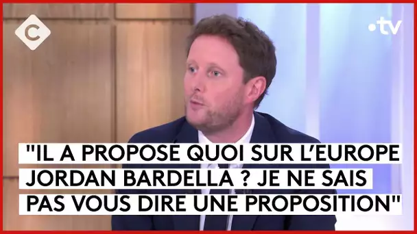 Européennes : comment rattraper le retard sur le RN pour Renaissance ? - C à vous - 16/04/2024