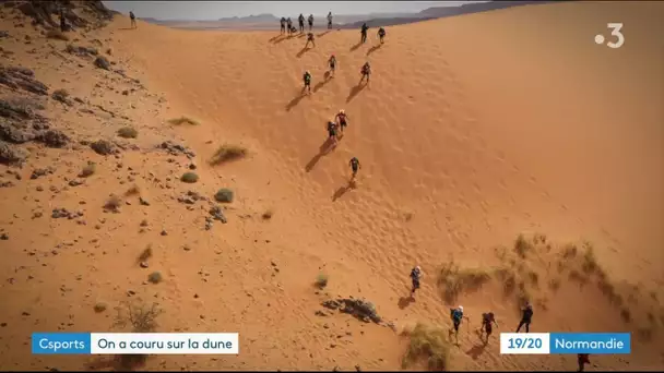 Un marathonien des sables normand de 73 ans