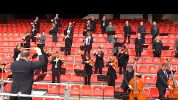 Pour Rennes-Krasnodar, l’Orchestre de Bretagne reprend l’hymne de la Ligue des Champions