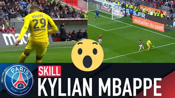 SKILL / GESTE TECHNIQUE : KYLIAN MBAPPE - NICE vs PARIS SAINT-GERMAIN