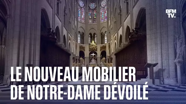 Autel, baptistère, ambon… Le nouveau mobilier de la cathédrale Notre-Dame dévoilé
