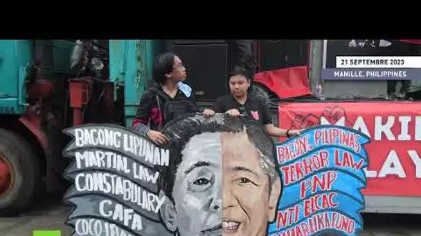 🇵🇭 Philippines : manifestation pour commémorer le 51e anniversaire de la loi martiale