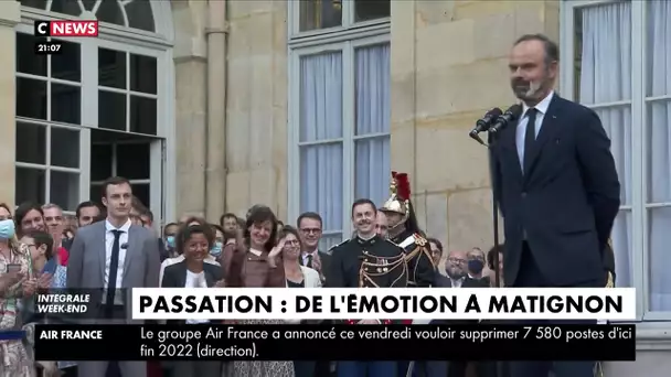 Passation : de l'émotion à Matignon