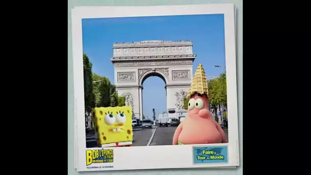 BOB L&#039;EPONGE - Bob et Patrick visitent la France - vidéo #2 [VF]