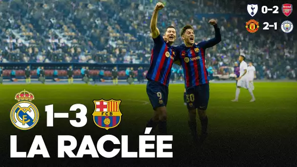 💥 UNE RACLÉE !!! Le Barça gifle le Real (3-1) et gagne la Supercoupe d’Espagne ! (+ Arsenal, United)