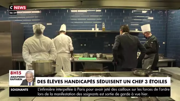 Des élèves handicapés séduisent un chef 3 étoiles