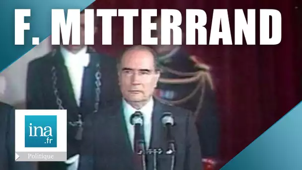 Céremonie d'investiture de François Mitterrand en 1981 | Archive INA