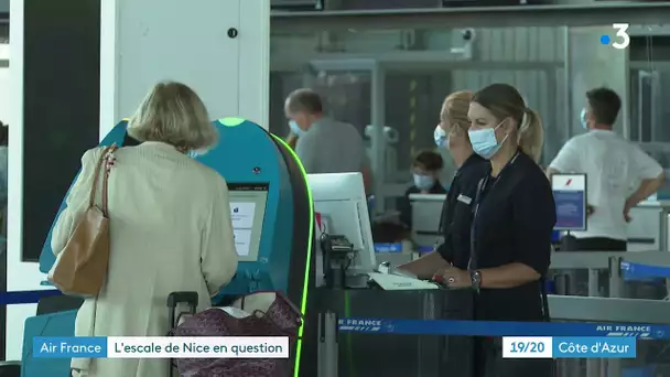 Salariés et élus politiques contre la fermeture des bases d'Air France à Nice et à Marseille