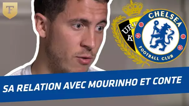 Hazard et sa relation avec Mourinho et Conte