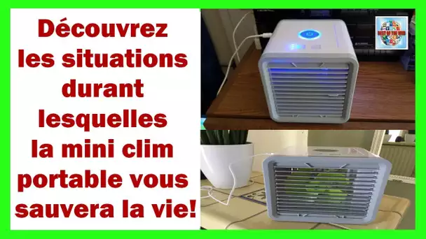 Voici les situations où le petit climatiseur mobile silencieux USB vous sauvera la vie