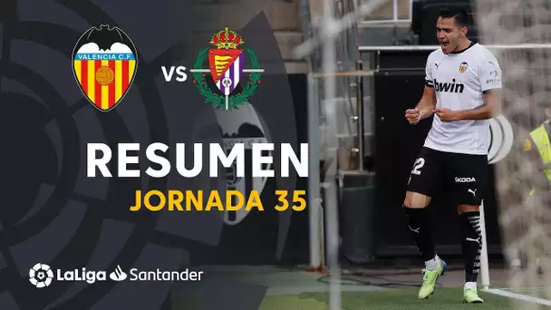 Resumen de Valencia CF vs Real Valladolid (3-0)