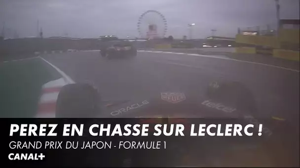 La chasse de Perez sur Leclerc en On Board - Grand Prix du Japon - F1