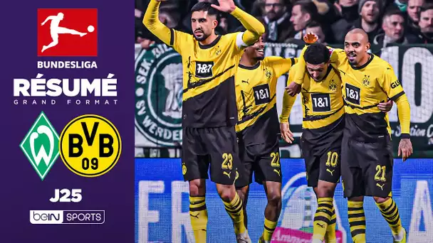 Résumé : Jadon Sancho MARQUE, Dortmund BAT le Werder et reprend la 4eme place