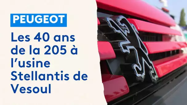 Les 40 ans de la Peugeot 205 fêtés à l'usine Stellantis de Vesoul