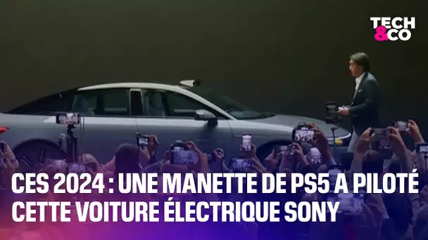 CES 2024: La voiture électrique de Sony a fait son entrée sur scène pilotée par une manette de PS5