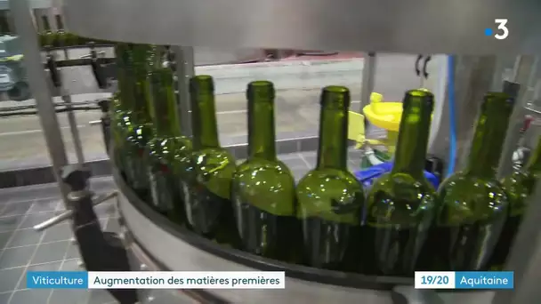 Bordeaux la filière vin touchée par la hausse des prix des matières sèches